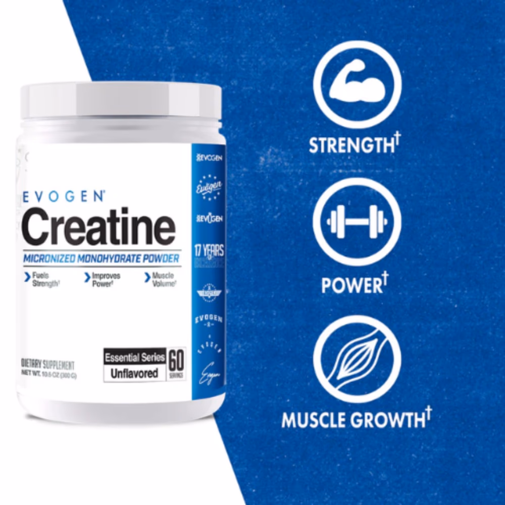 Evogen Creatine Monohydrate Unflavored 60 Servings 2