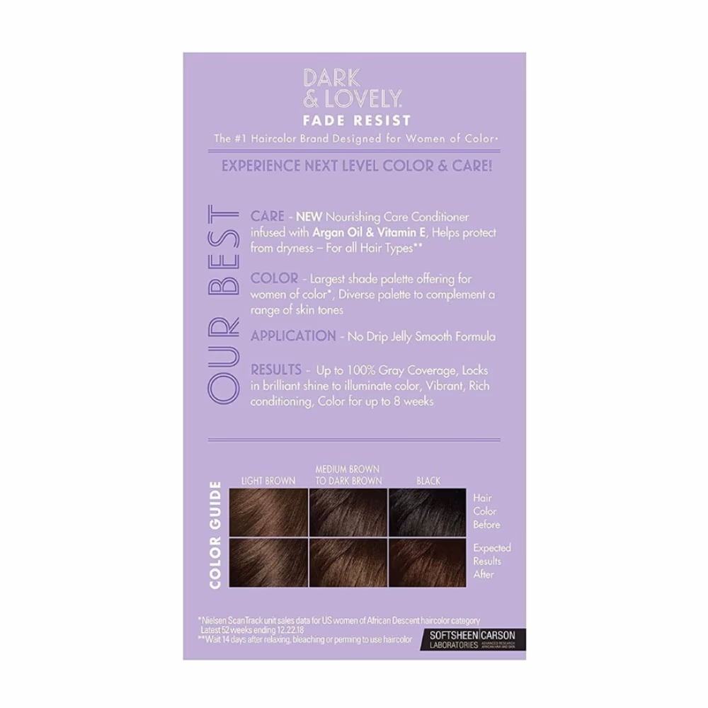 Dark and Lovely Fade Resist Hair Color Brown Sable 2