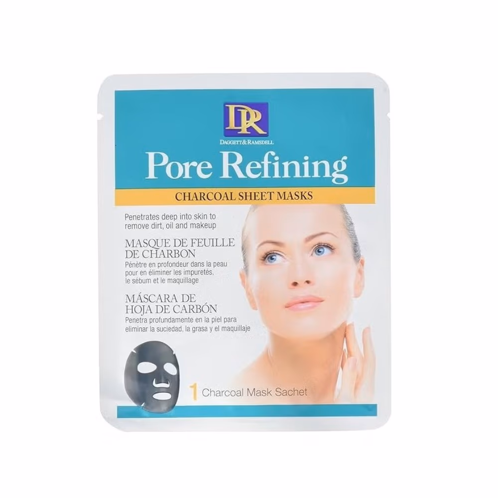 Daggett and Ramsdell Pore Refining Charcoal Sheet Masks 4S  2