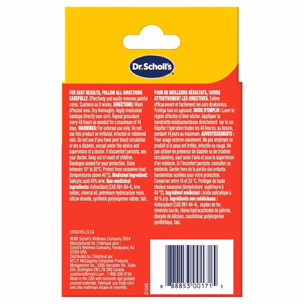 Dr. Scholl's One Step Corn Removers Bandages 6s 2