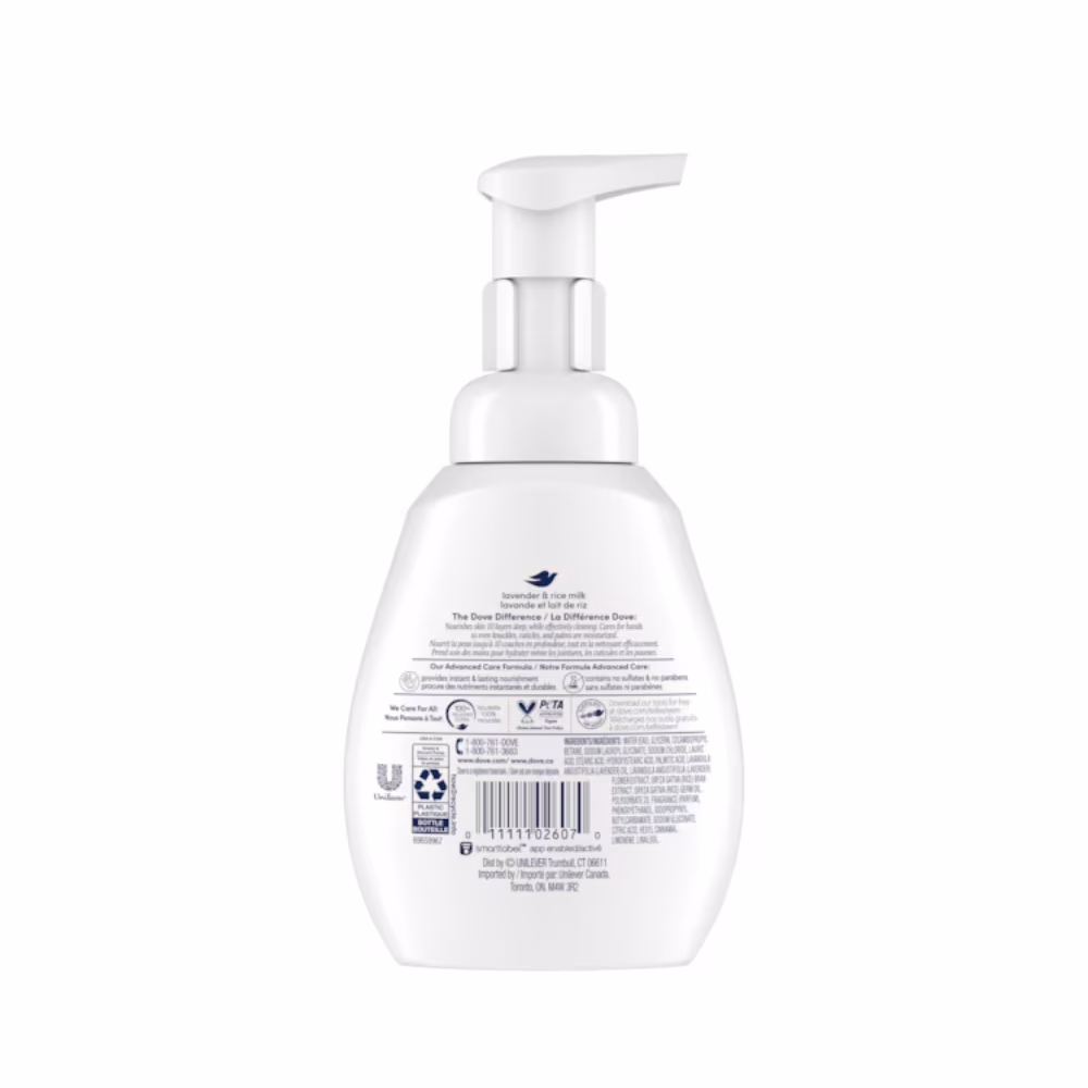 Dove Foaming Hand Wash Lavender & Yogurt 200ml 2