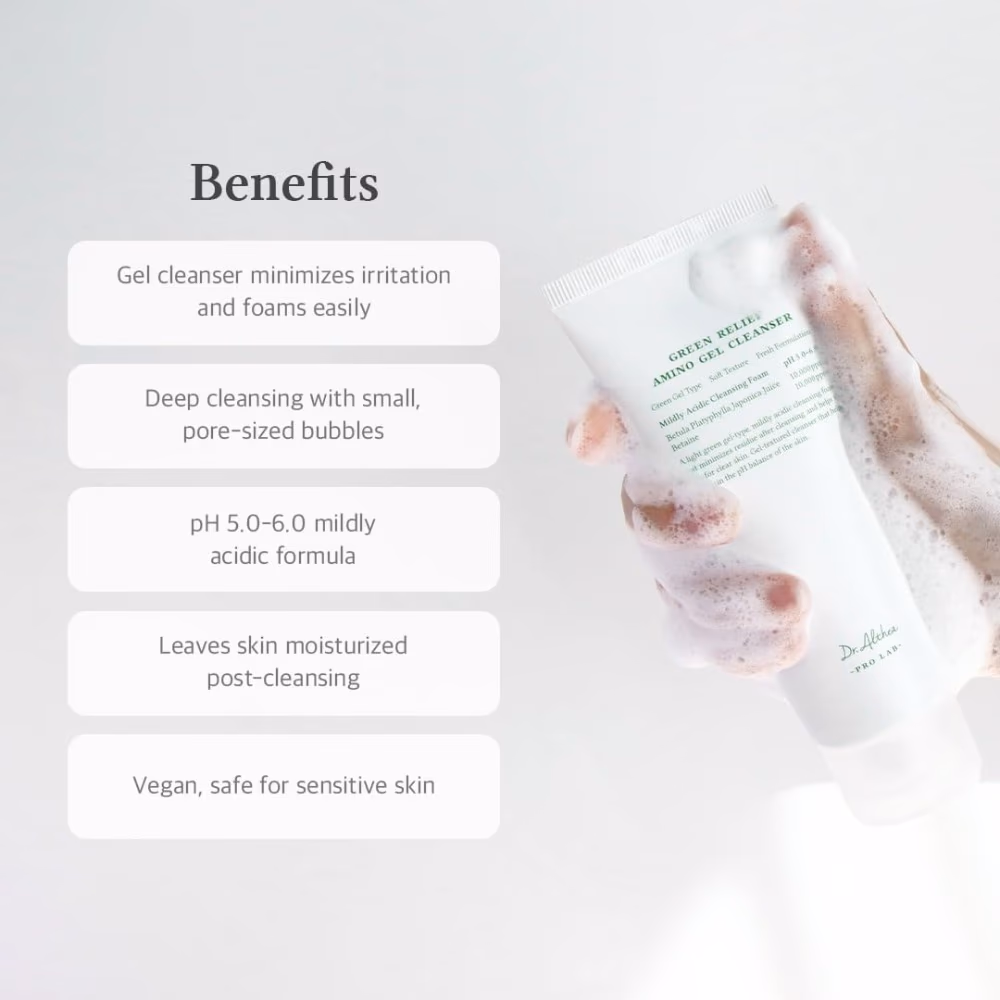 Dr. Althea Green Relief Amino Gel Cleanser – 100ml 2