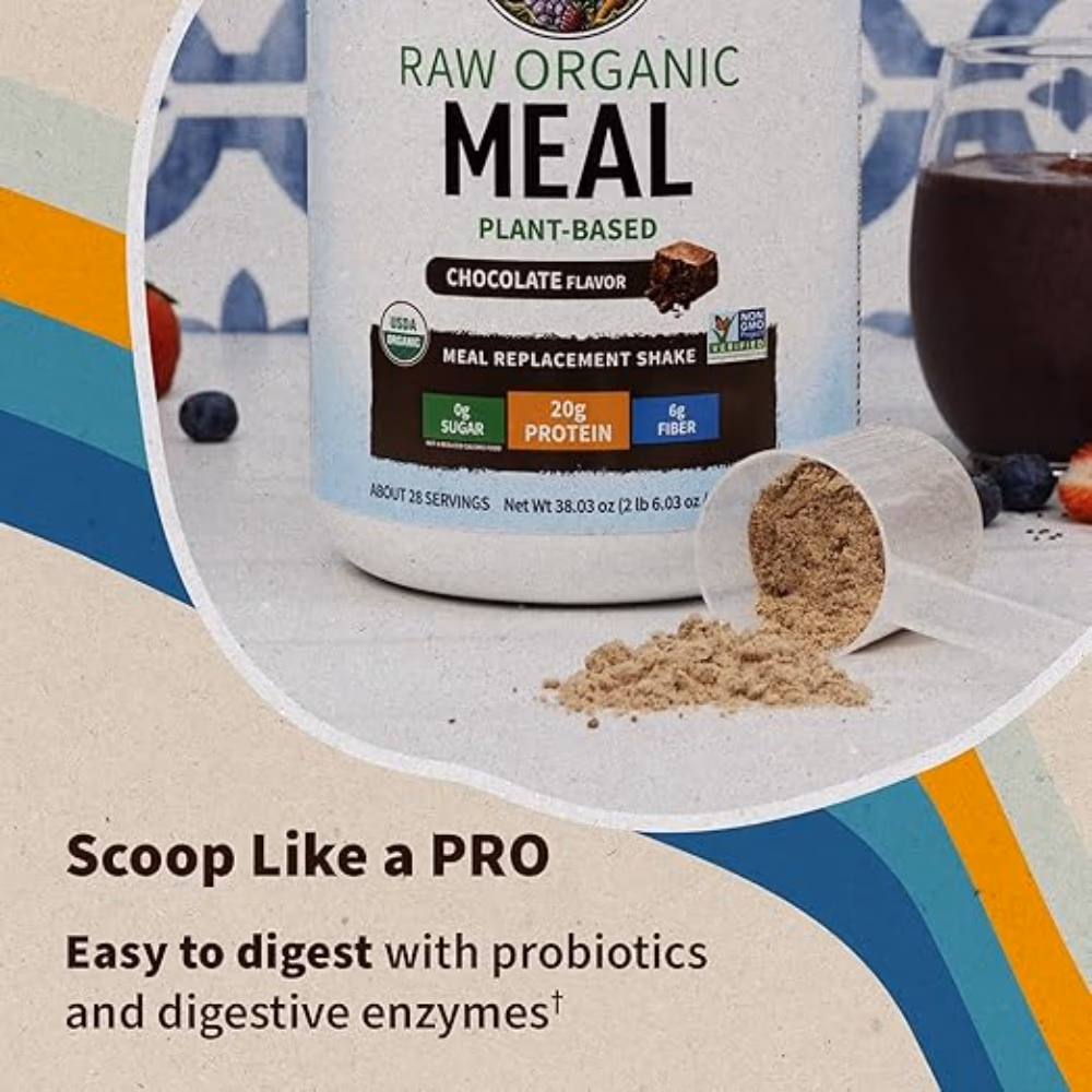 Garden of Life Raw Organic Meal Replacement 1lb - Chocolate 5