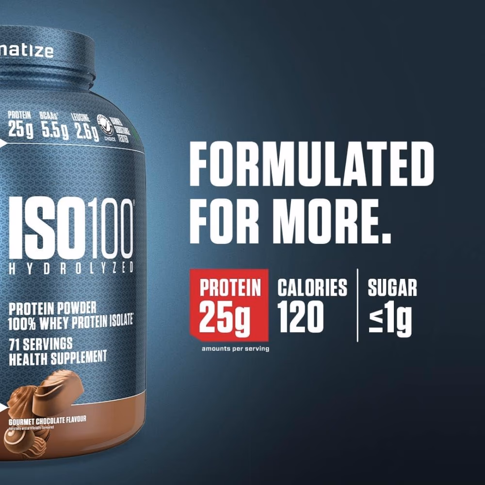 Dymatize ISO100 Whey Protein Gourmet Chocolate 5lb 2