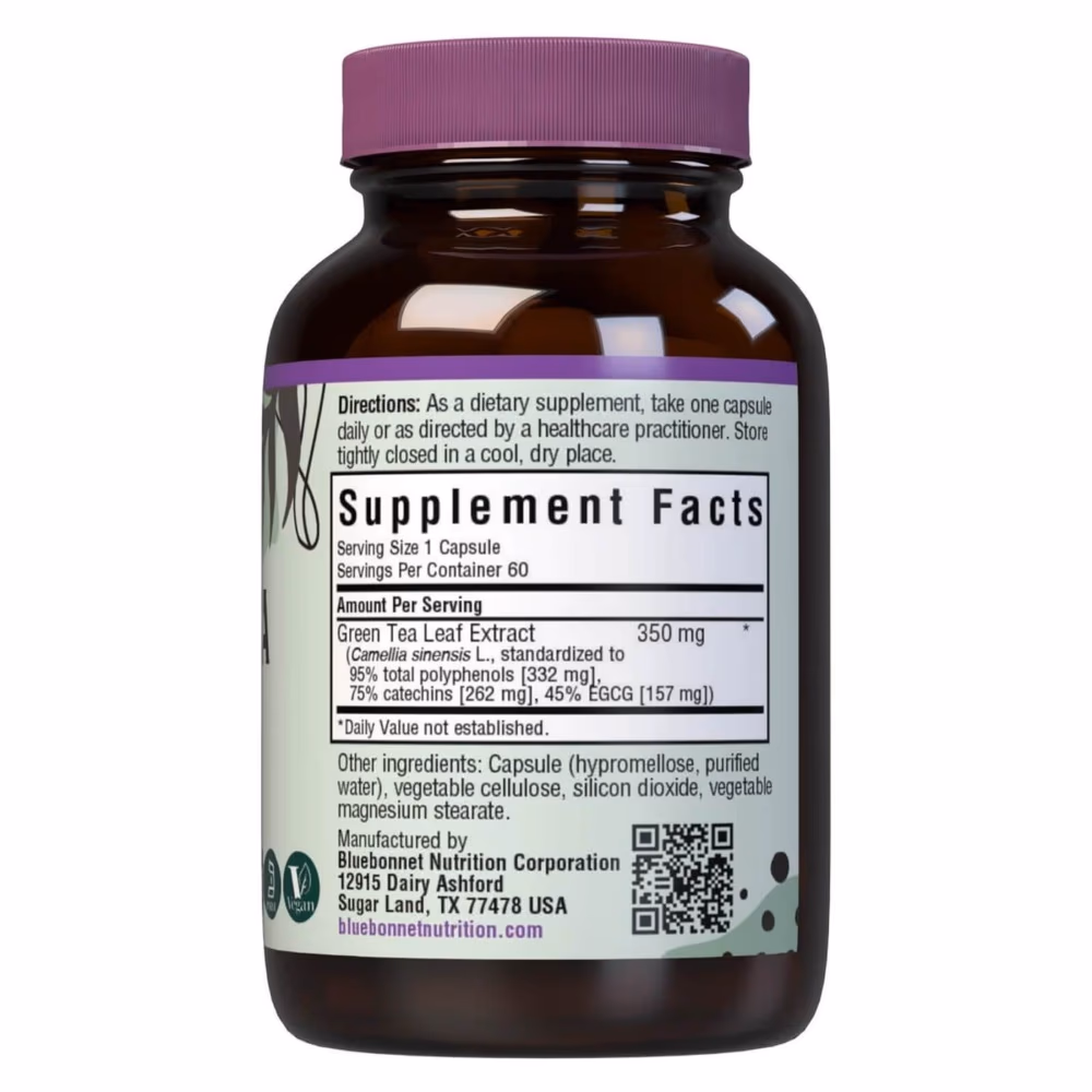 Bluebonnet EGCG Green Tea 200mg 60 Caps 2