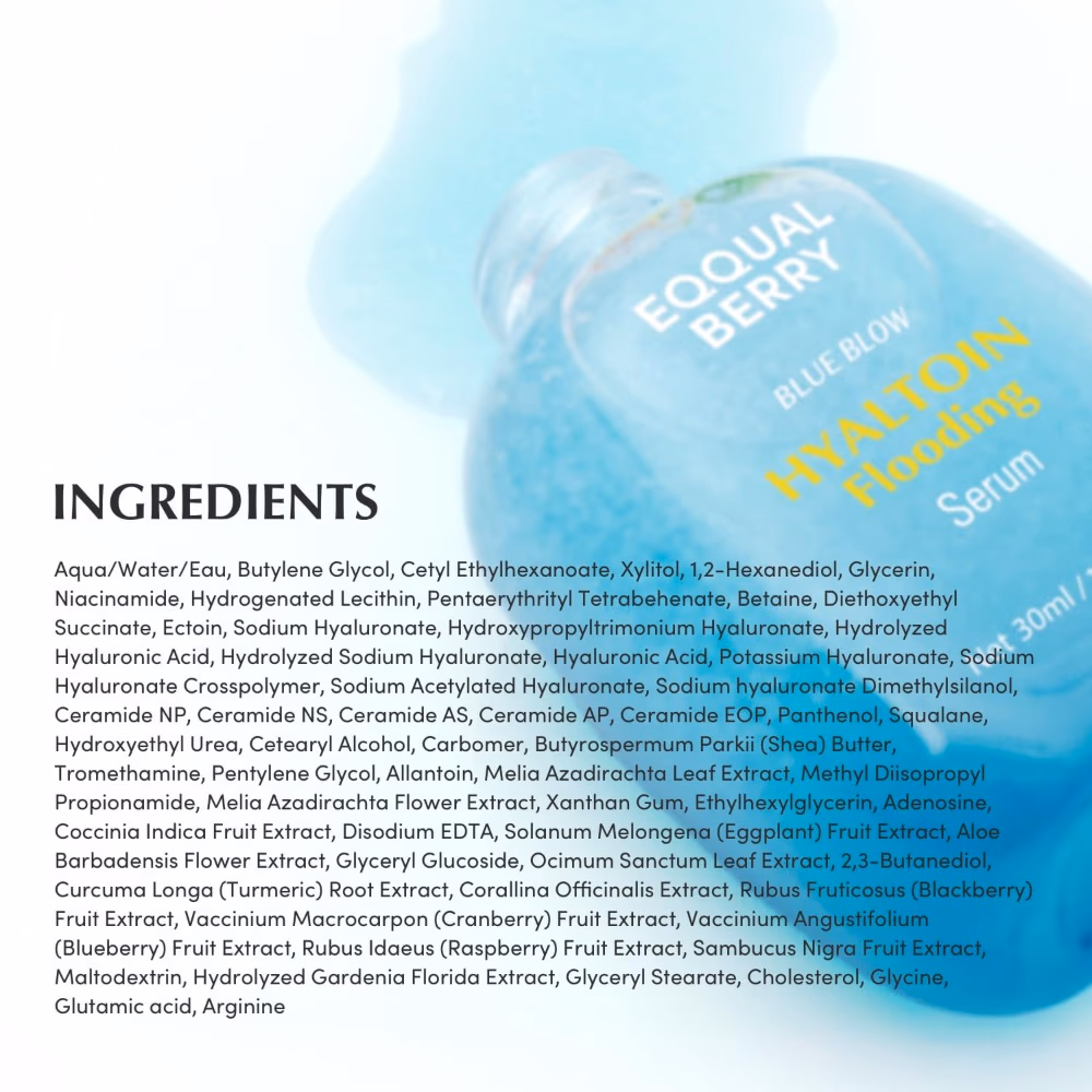 Eqqual Berry Hyaltoin Flooding Serum 30ml 2