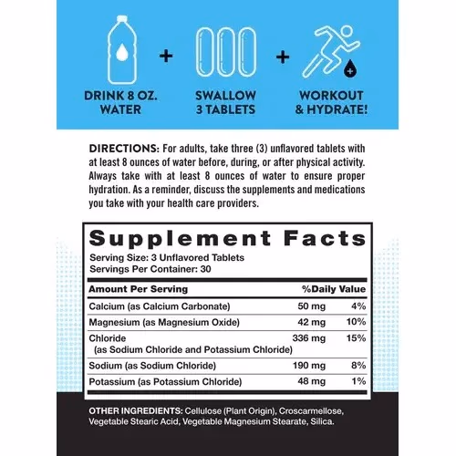 Natures Truth Electrolyte Hydration Tablets - 90 Tablets 3