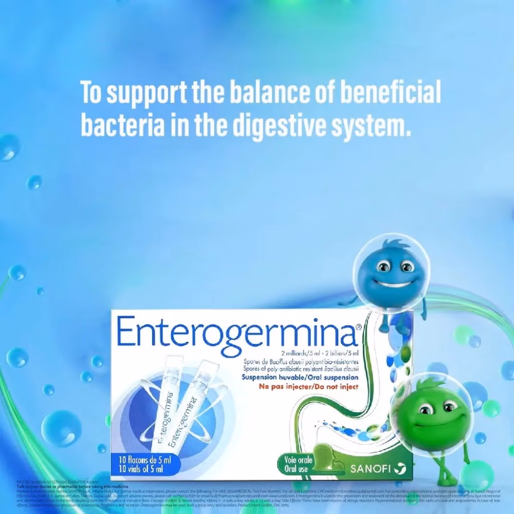 Enterogermina Vials 5ml 10s 2
