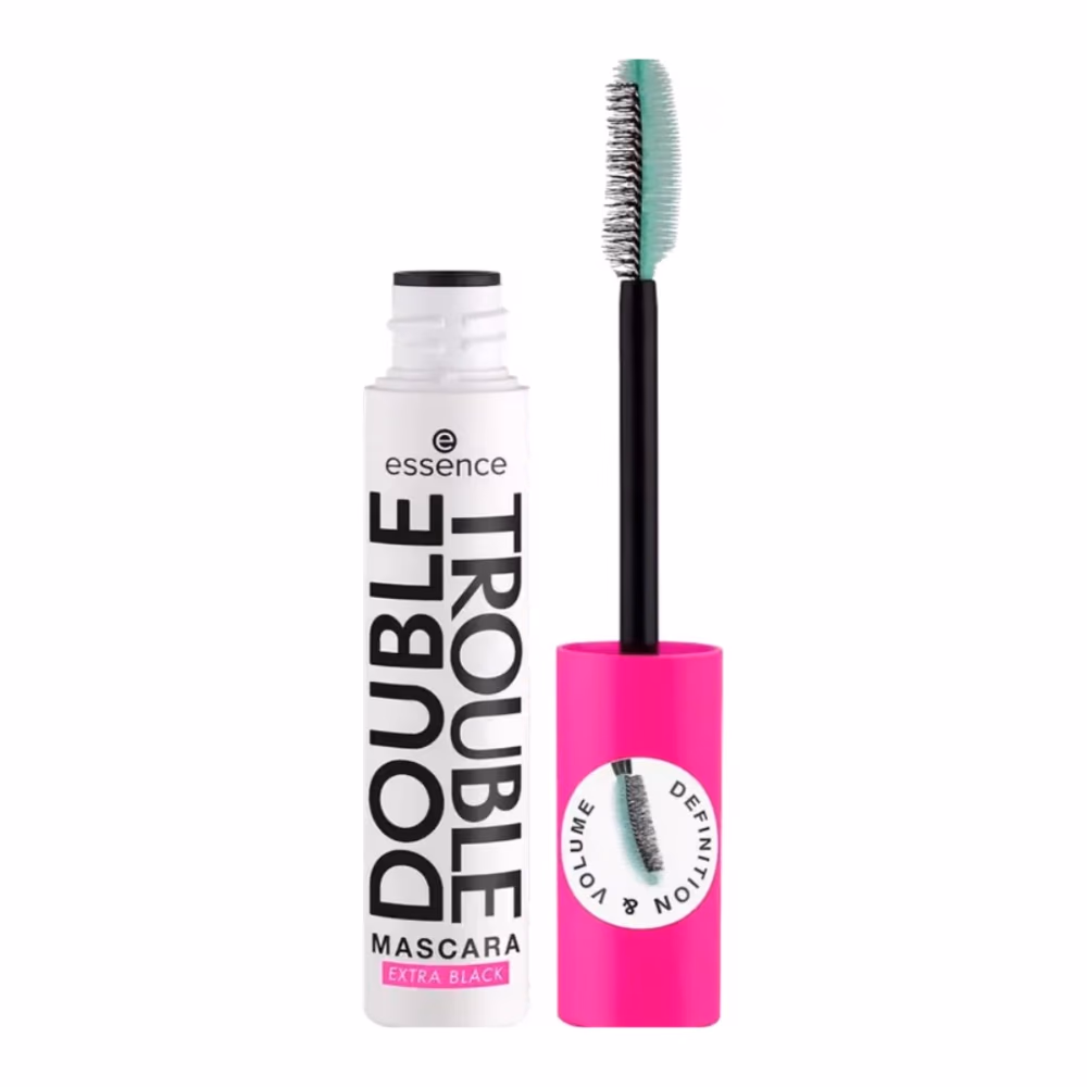 Essence Double Trouble Mascara Extra Black – Volumizing & Defining Black Mascara 2