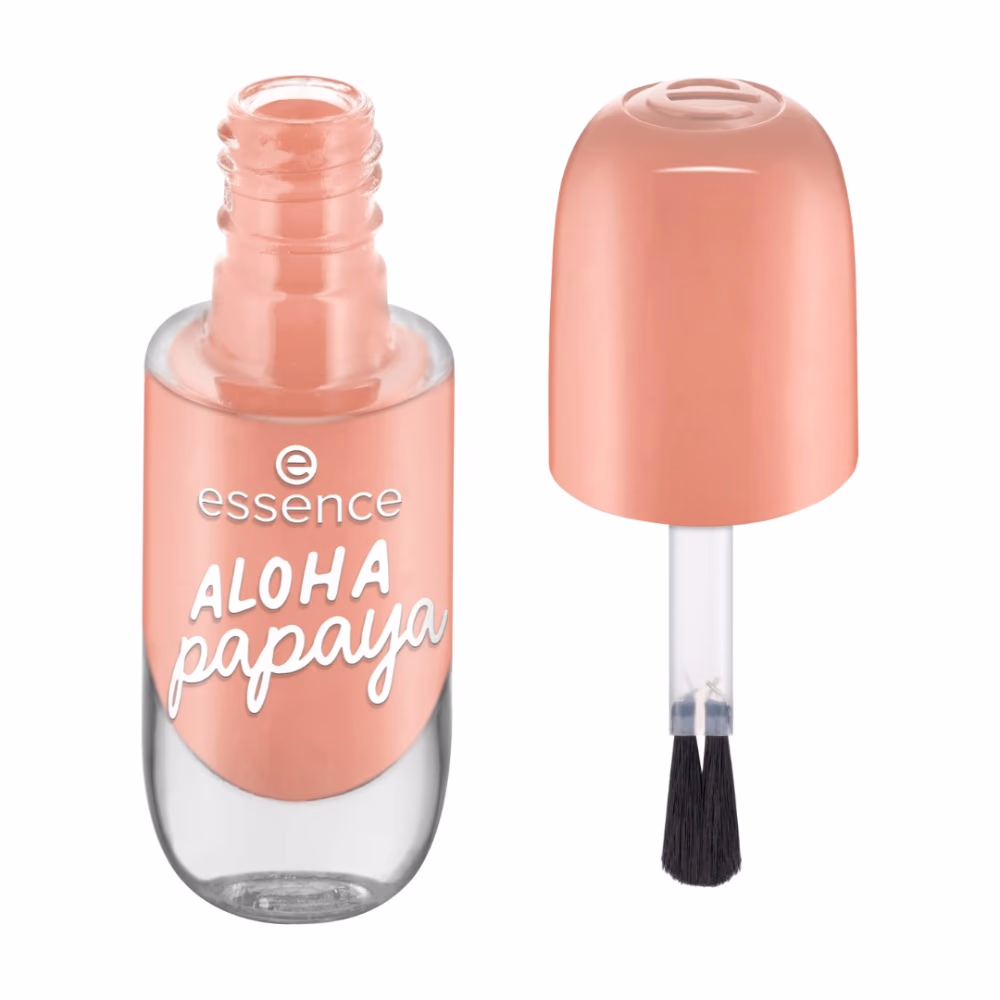 Essence Gel Nail Colour 38 Aloha Papaya – Long-Lasting High Shine Orange Nail Polish 2