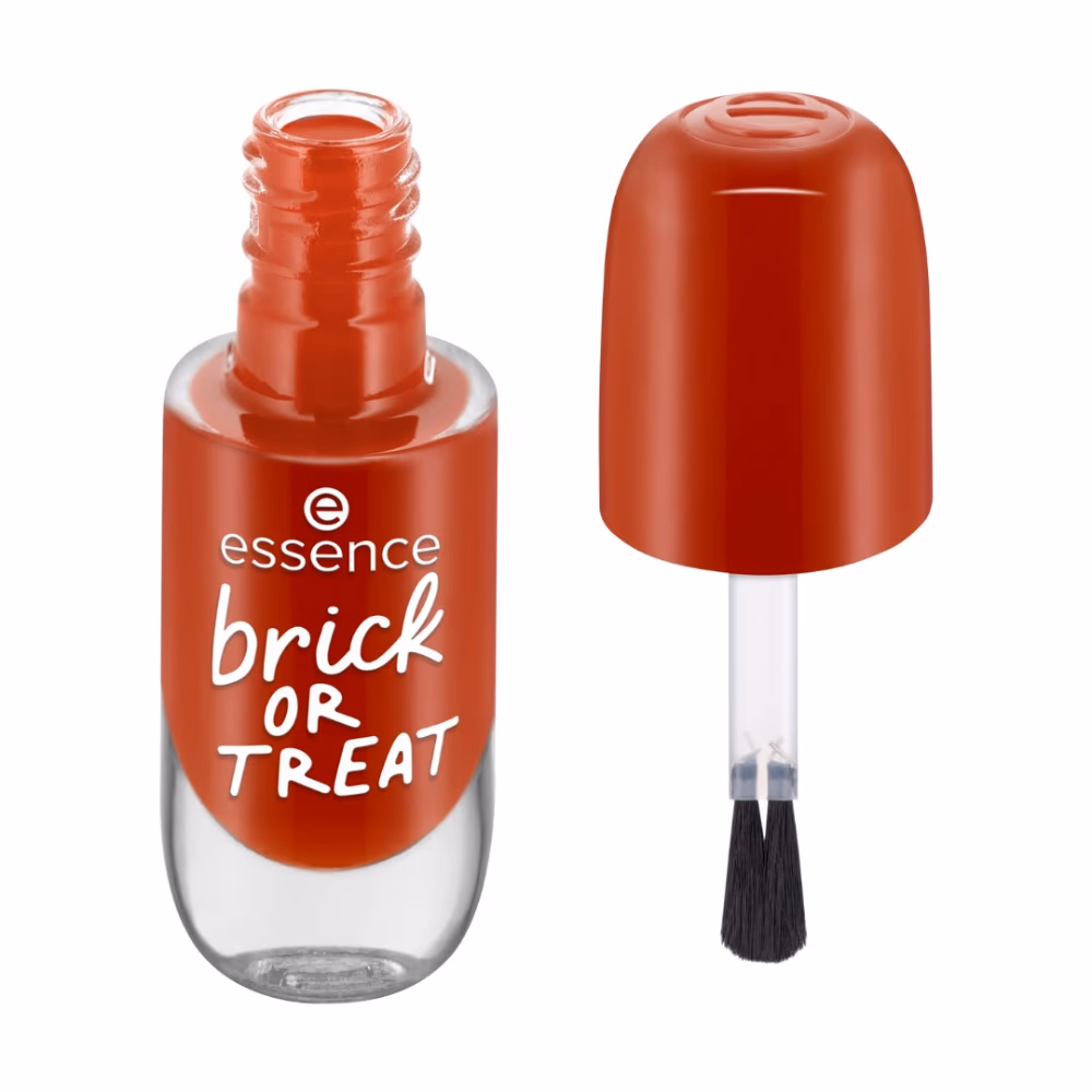 Essence Gel Nail Colour 59 Brick or Treat – Long Lasting High Shine Brick Red Nail Polish 2