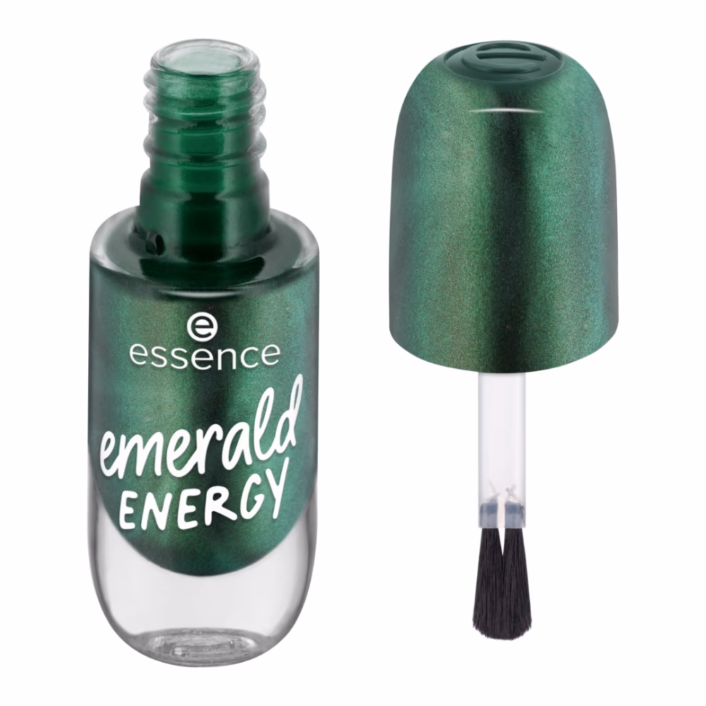 Essence Gel Nail Colour 73 Emerald Energy – Glossy Long Lasting Green Nail Polish 2