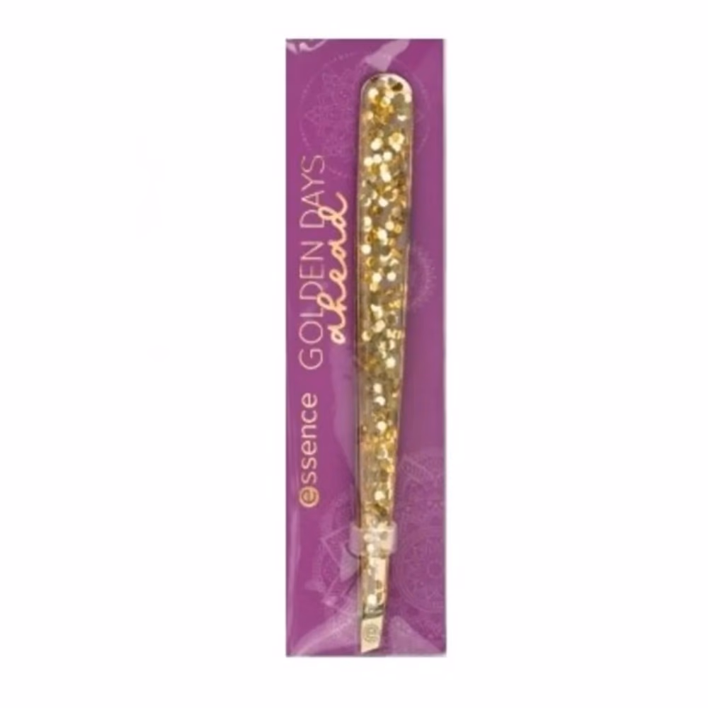 Essence Golden Days Ahead Tweezer – Precision Slant Tweezer for Easy Hair Removal 3