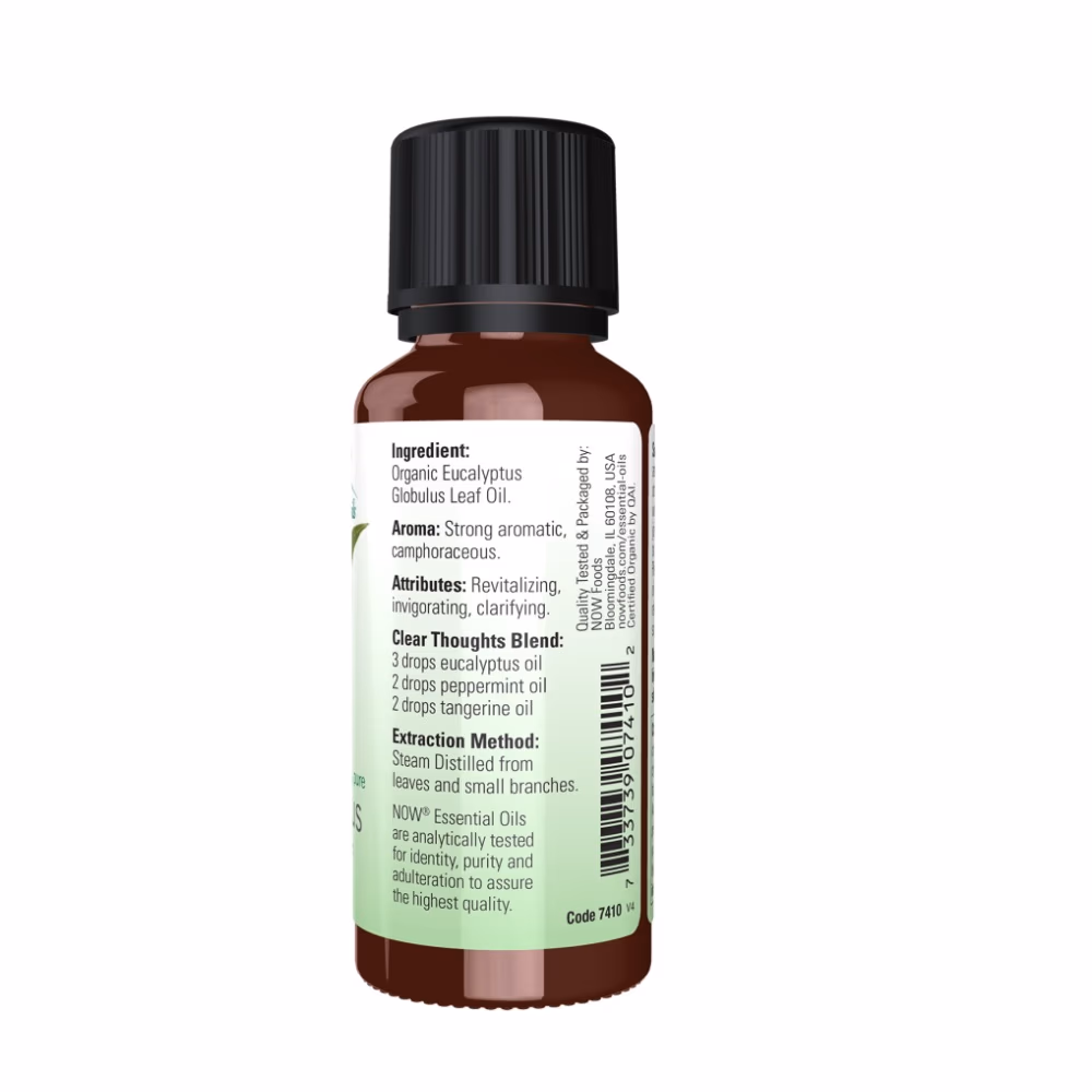 Now Organic Eucalyptus Oil 30ml 2