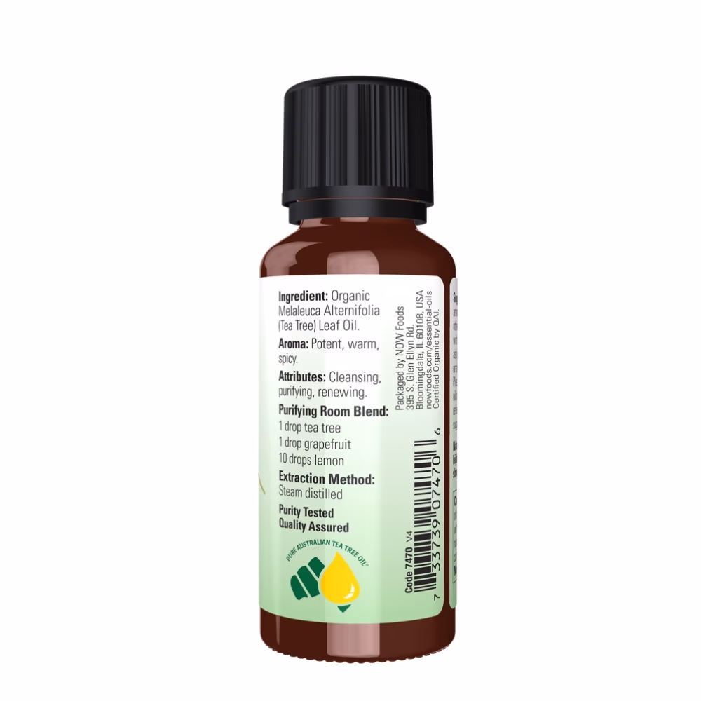 Now Organic Tea Tree Oil 30ml 2