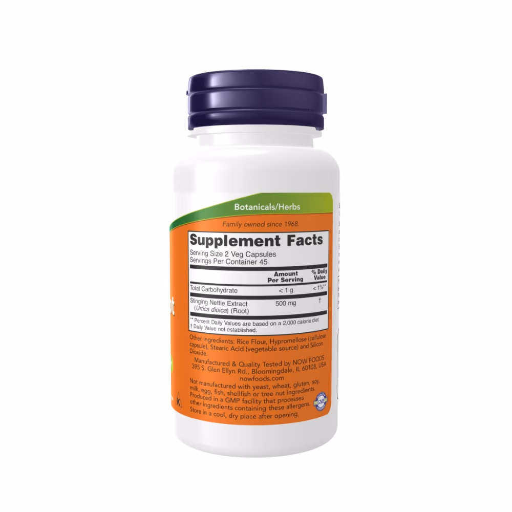 Now Stinging Nettle Root Extract 250mg 90 Veg Capsules 2