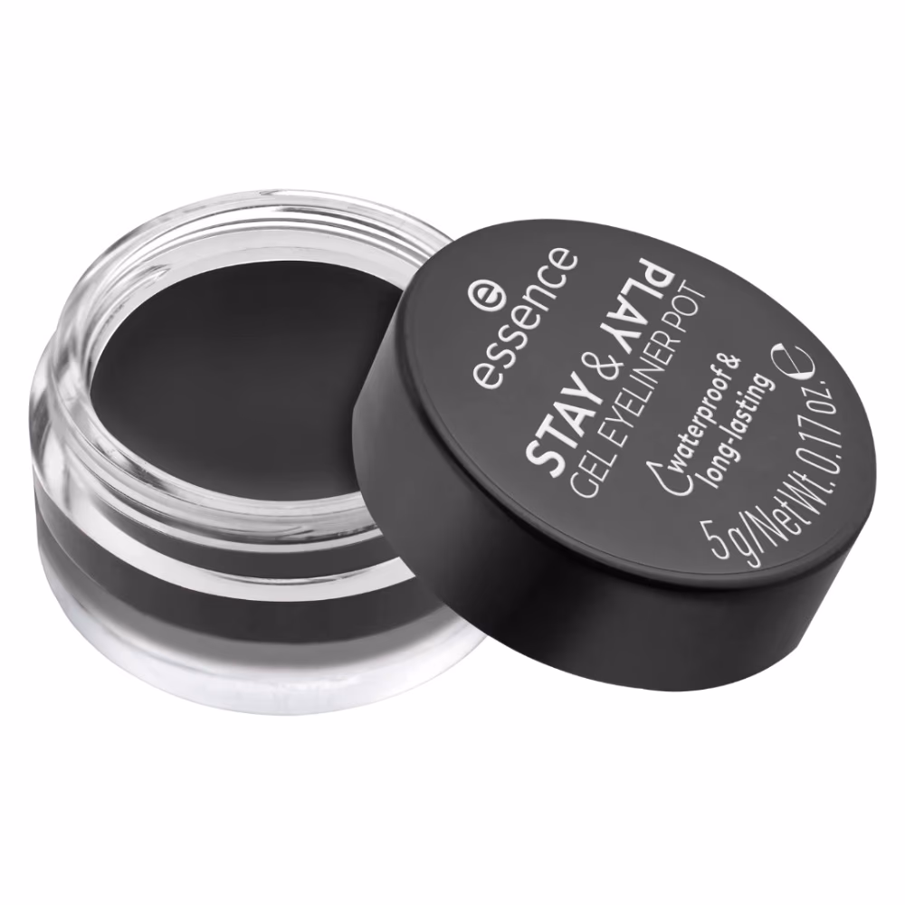 Essence Stay & Play Gel Eyeliner Pot 01- Black 2