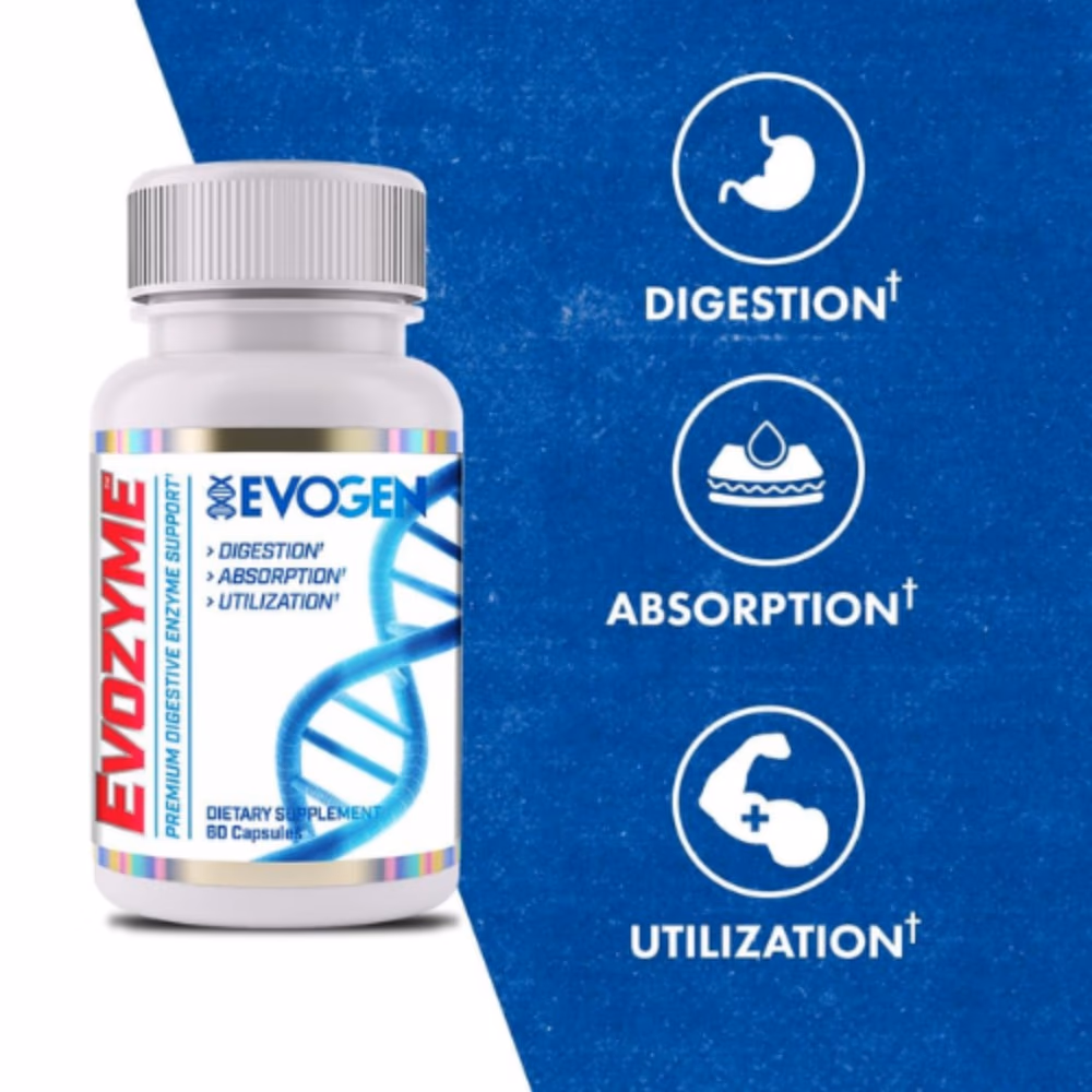 Evogen Evozyme Digestive Enzyme Capsules – 60 Count 3