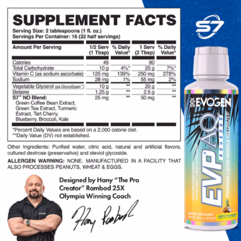 Evogen EVP AQ Liquid Glycerol – 473ml (Tropic Thunder Flavor) 2