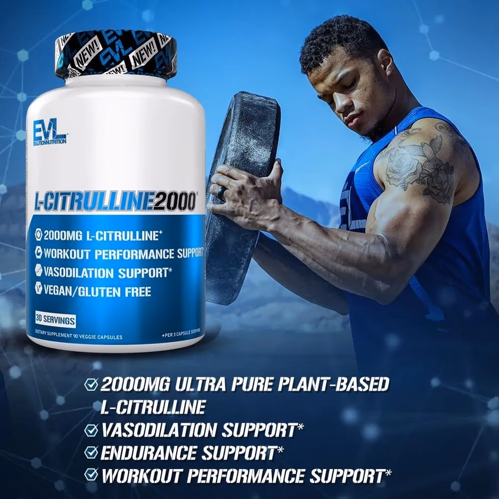 EVL L-Citrulline 2000 Cap 90s 2