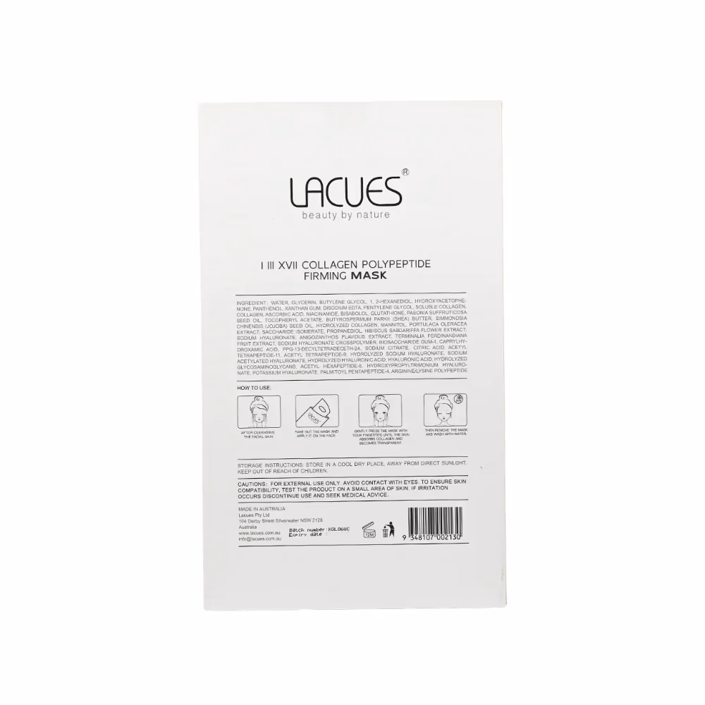 Lacues Collagen Polypeptide Firming 5 Masks 2