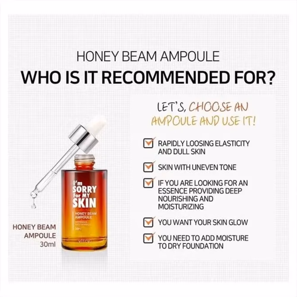 I’m Sorry For My Skin Honey Bean Ampoule 30ml 2