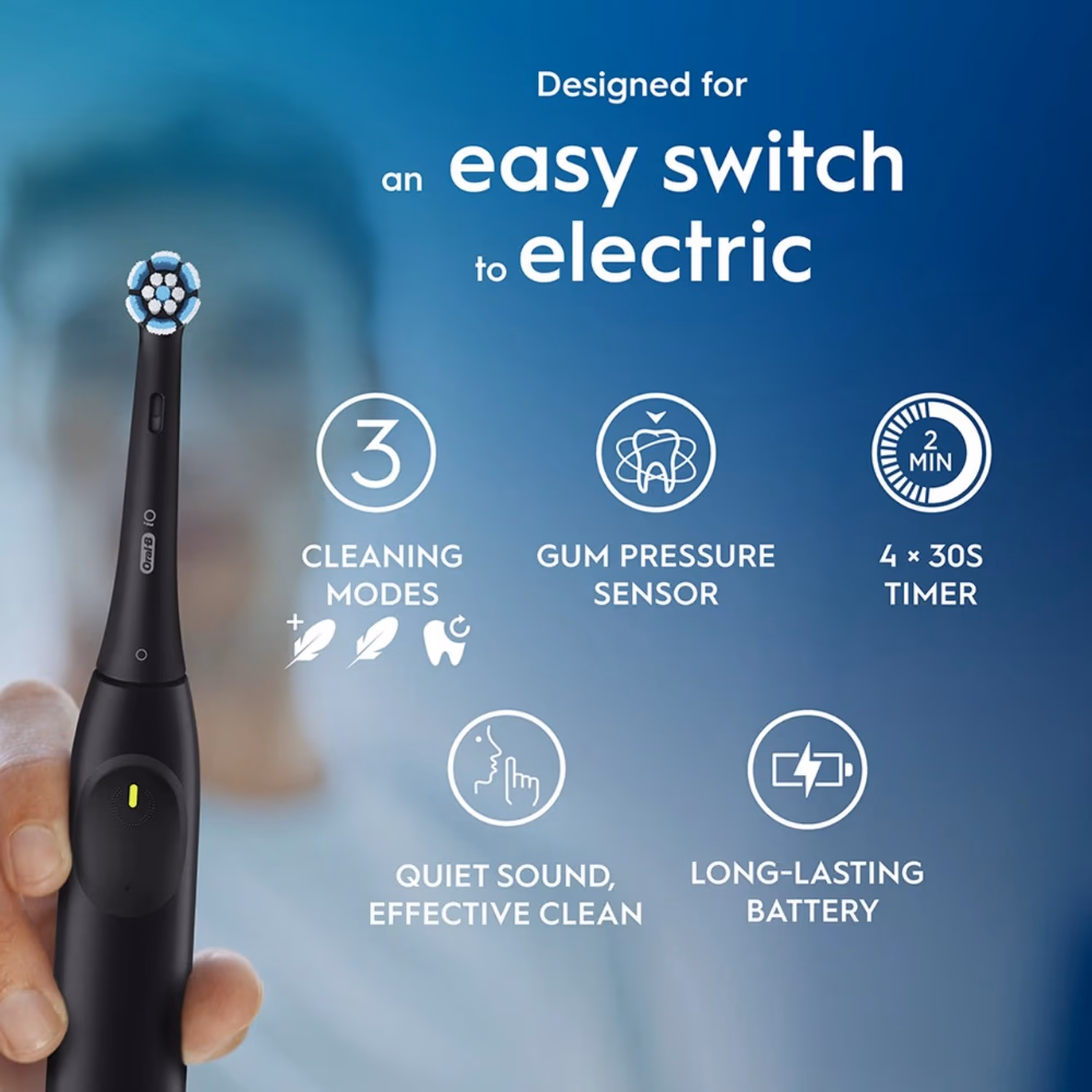 Braun Oral-B iO2 Electric Toothbrush Night Black 3