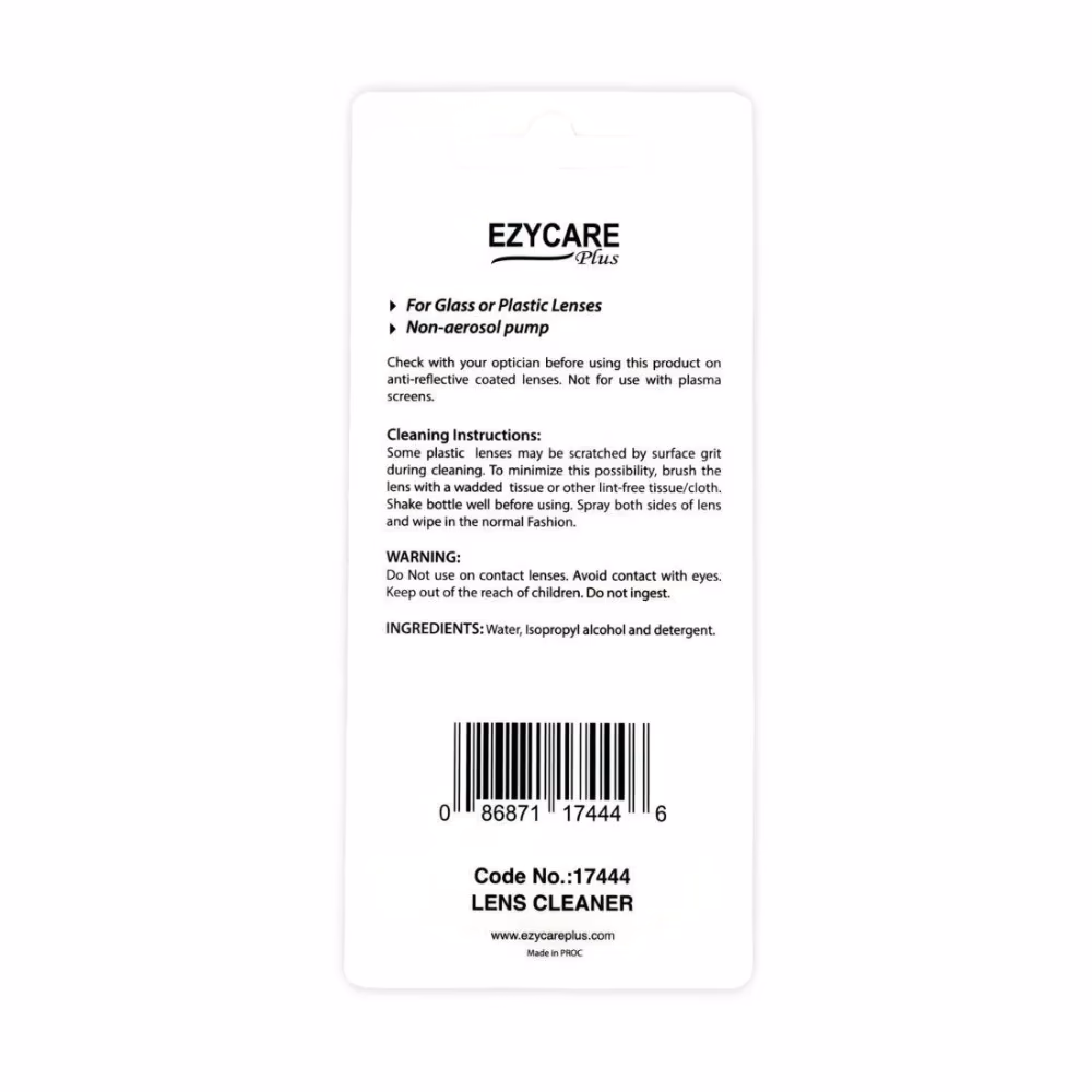 Ezycare Lens Cleanser with Cloth – 14.5ml 2