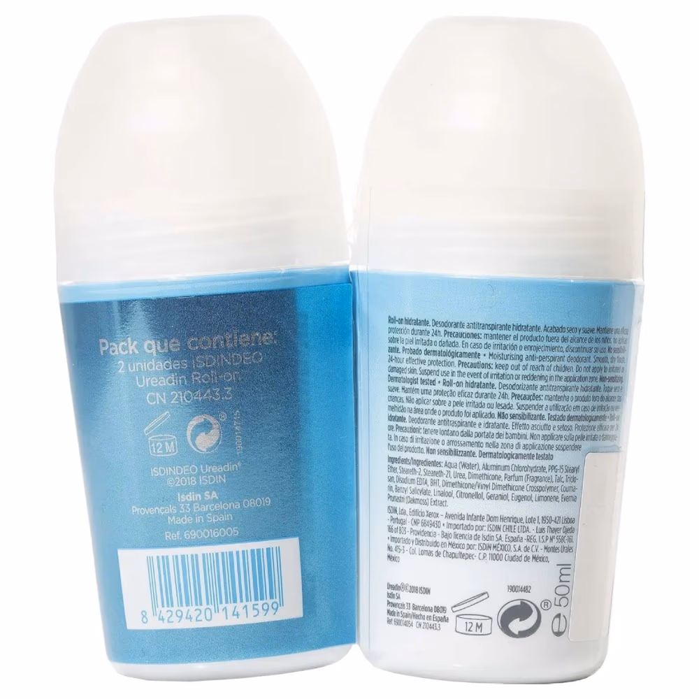 ISDIN Ureadin Comfort 24H Roll-On Hydrating Deodorant 50ml 2