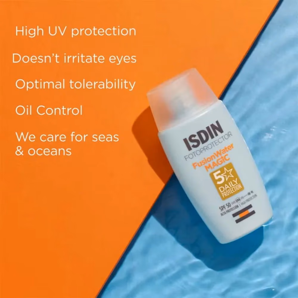  ISDIN FOTO FUSION WATER MAGIC MED SPF50 50ML  5