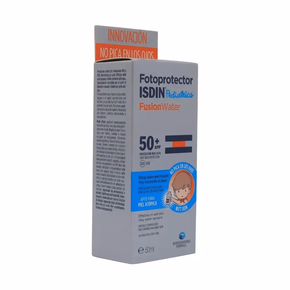 ISDIN FOTOPROTECT PEDIATRIC FUSION WATER SPF 50 50ML 2