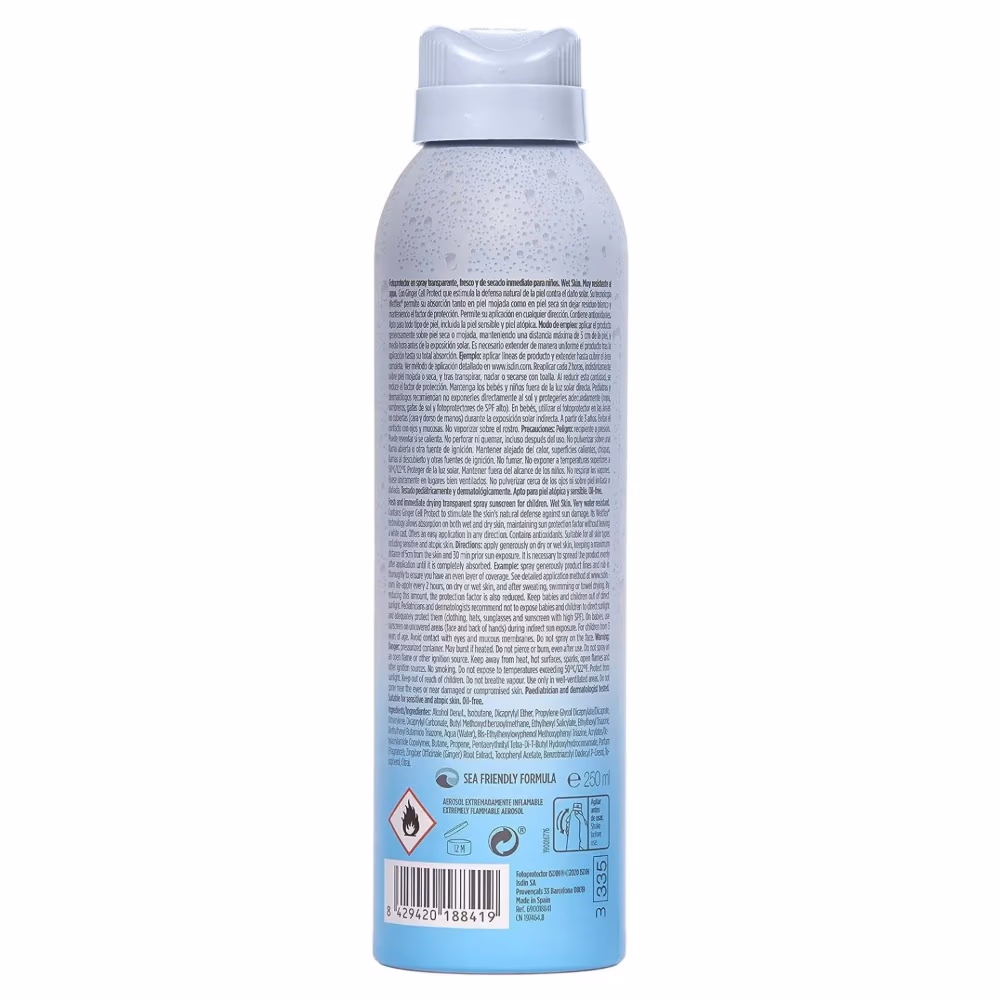 ISDIN FOTOPROTECT PEDIATRIC TRANSPARENT SPRAY SPF 50 250ML 3