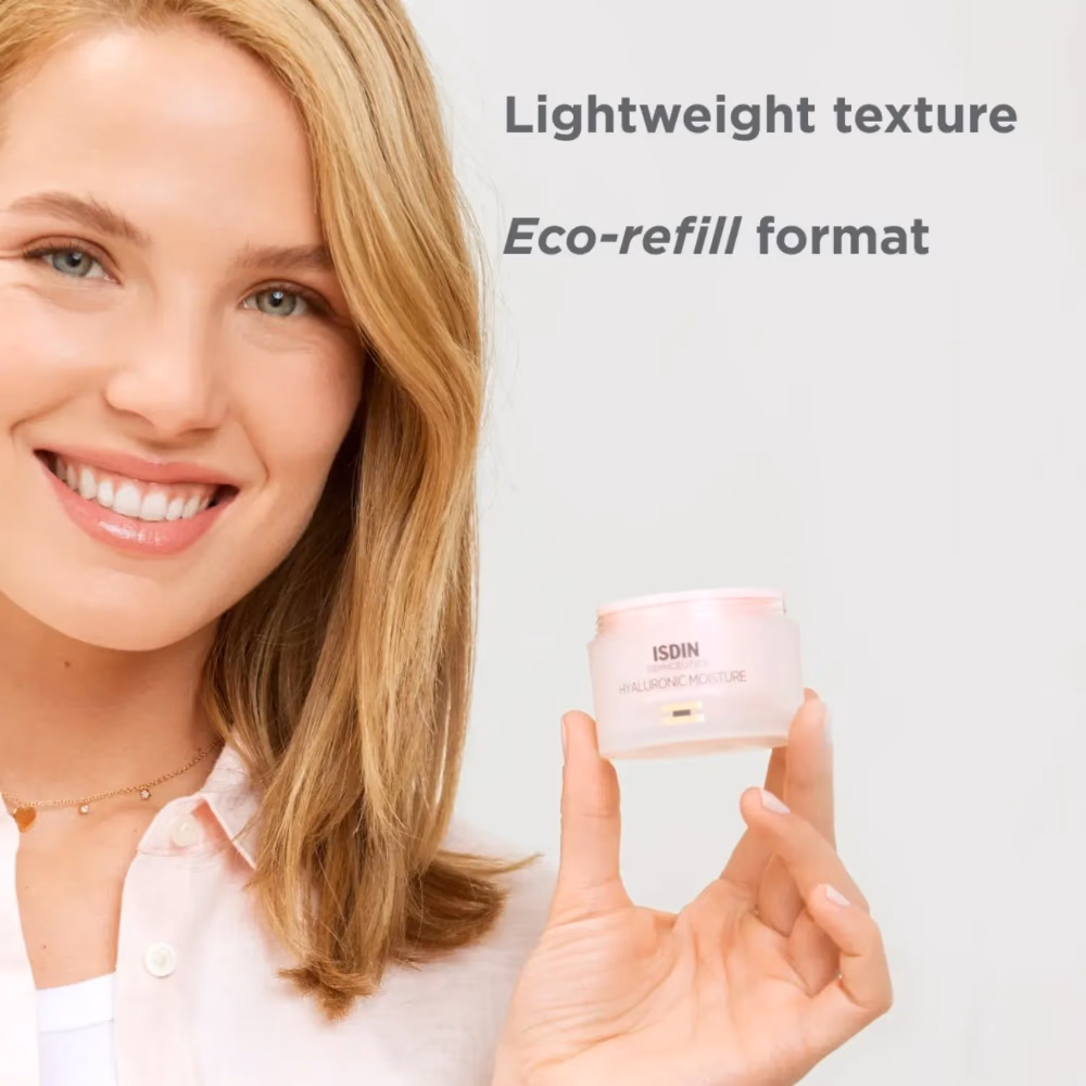 ISDIN HYALURONIC MOISTURE SENSITIVE SKIN CREAM 50G - Hydrating & Soothing for Sensitive Skin 3