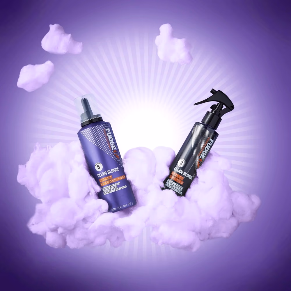 Fudge Clean Blonde Violet Tri-Blo Spray 150ml 4