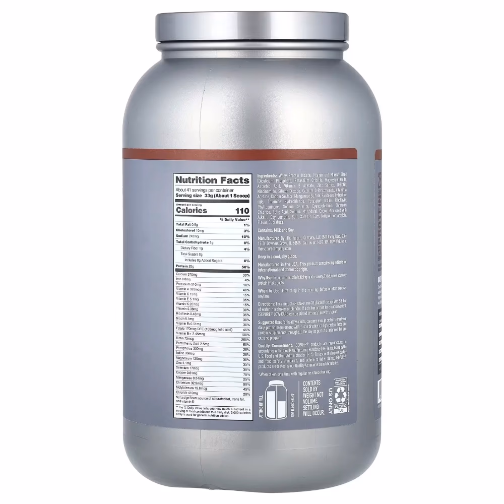 Isopure Low Carb Chocolate 3lb 2