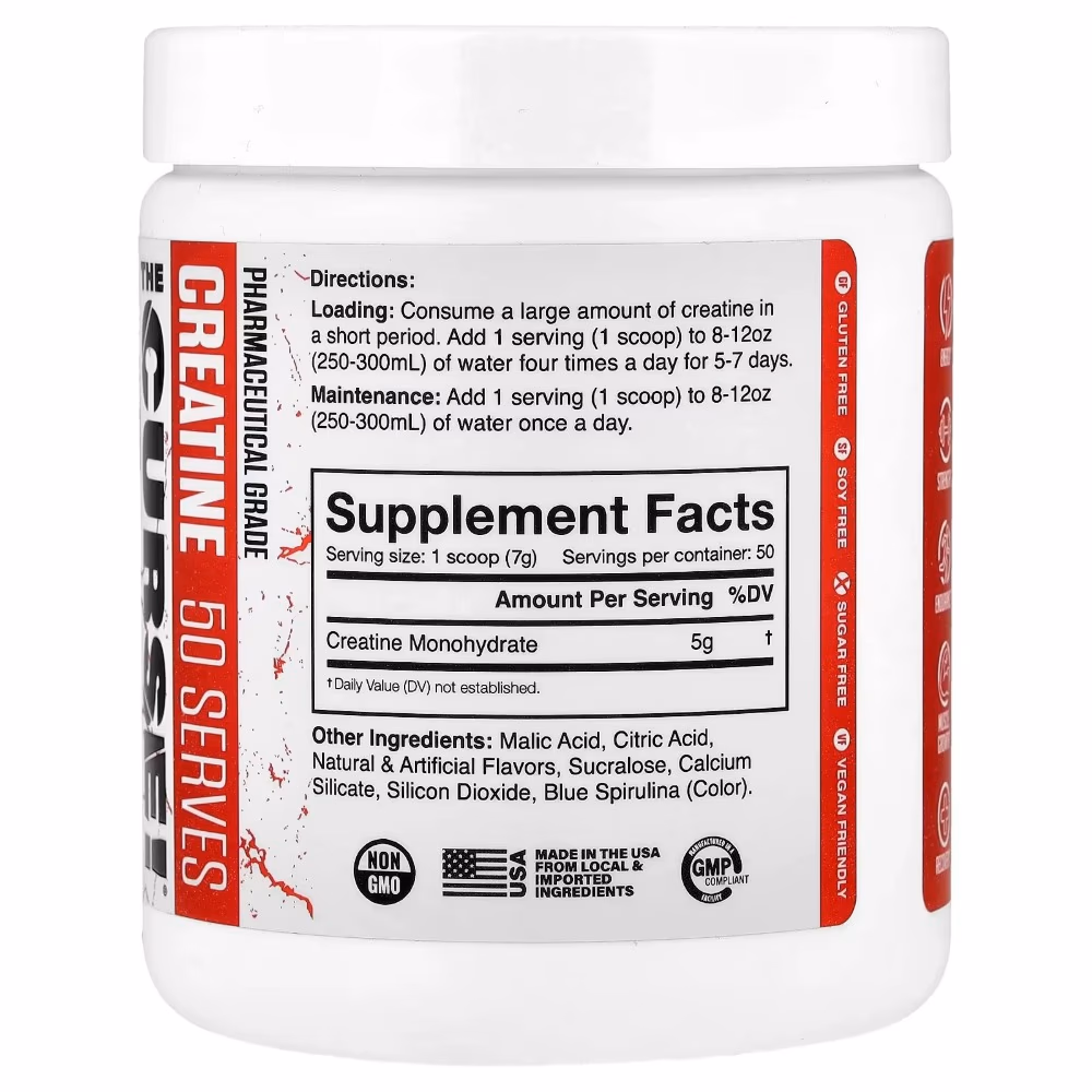 JNX Sports The Curse Creatine Blue Rasp 50S 2