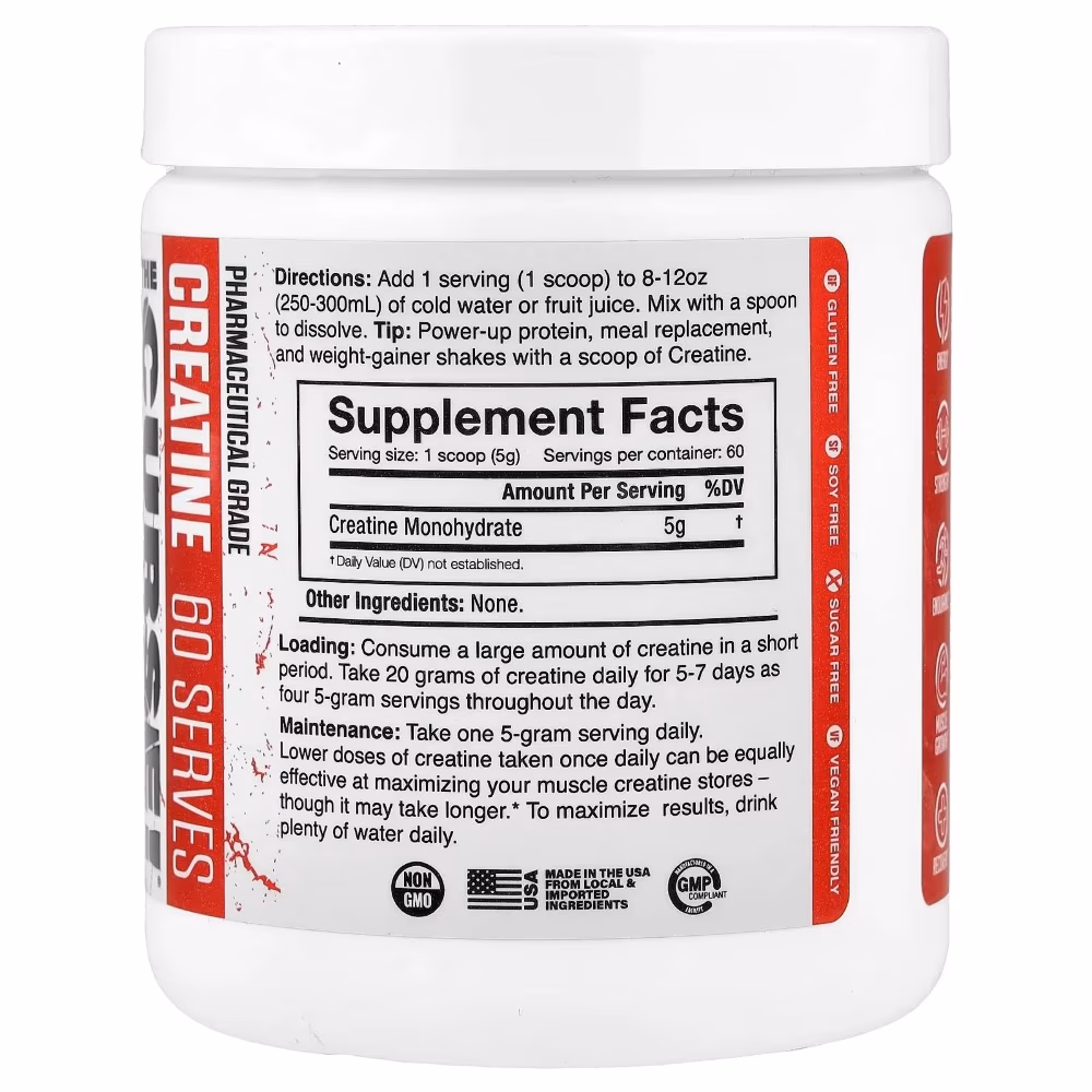 JNX Sports The Curse Creatine Unflavored 60s 2