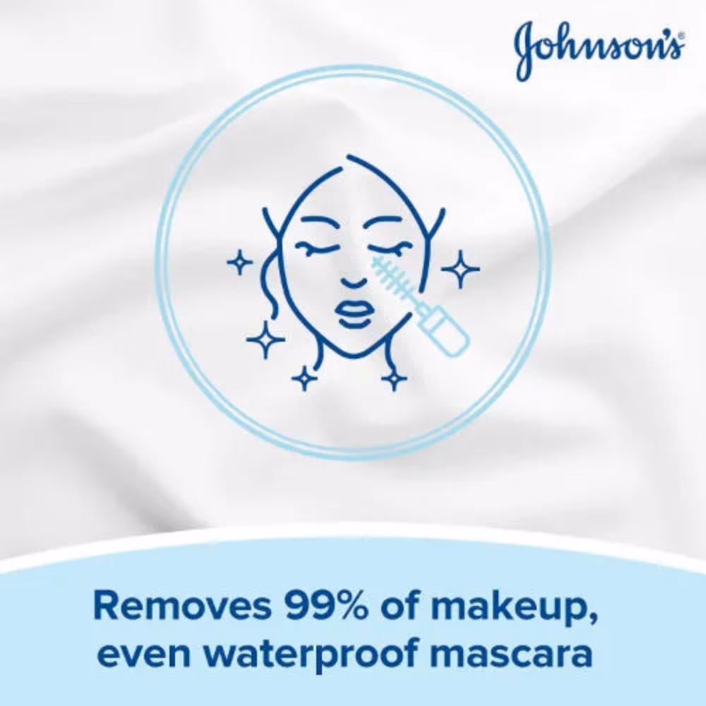 JOHNSON'S 5-in-1 Moist Cleansing Wipes 25pcs Dry 3