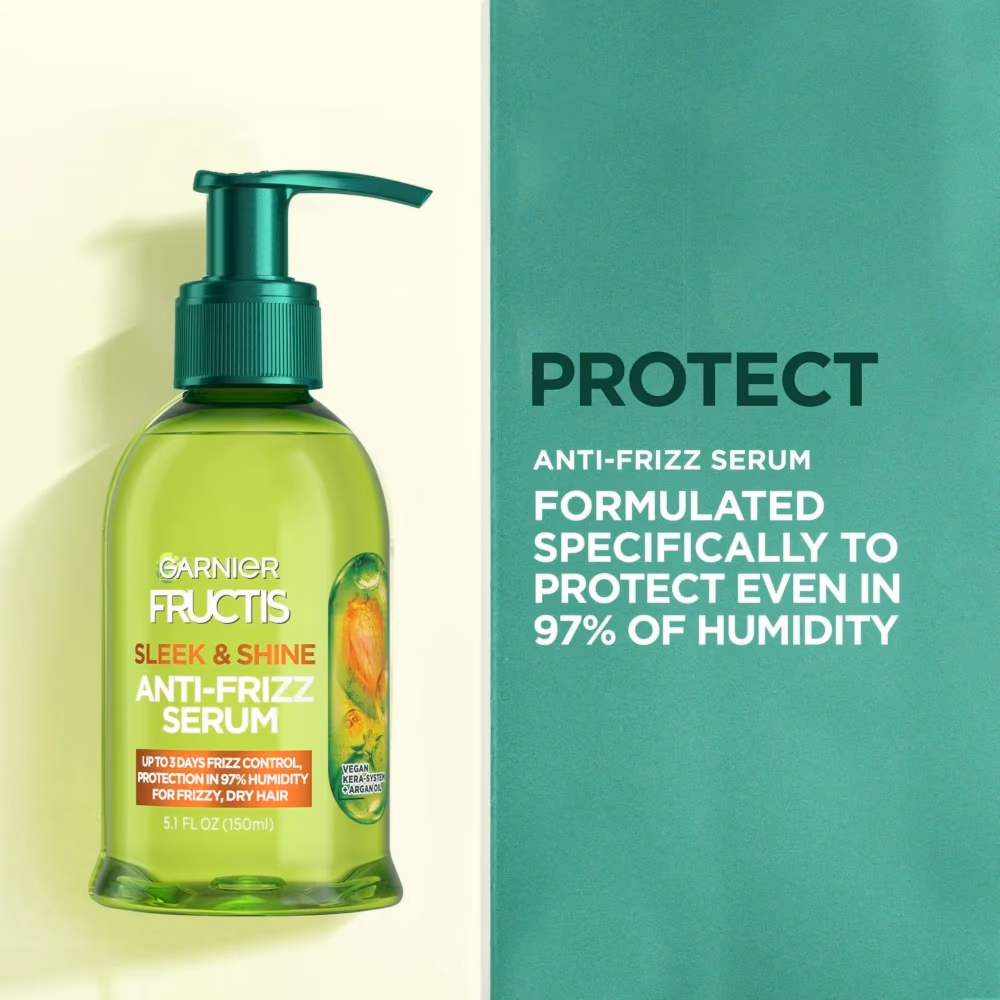 Garnier Fructis Sleek Shine Anti Frizz Serum 150ML 2