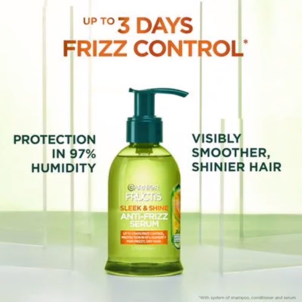 Garnier Fructis Sleek Shine Anti Frizz Serum 150ML 3