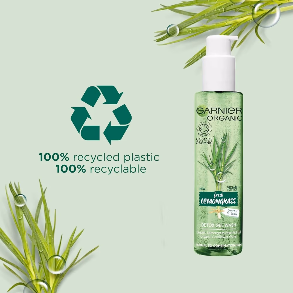 Garnier Organic Fresh Lemongrass Gel Wash 150ML 5