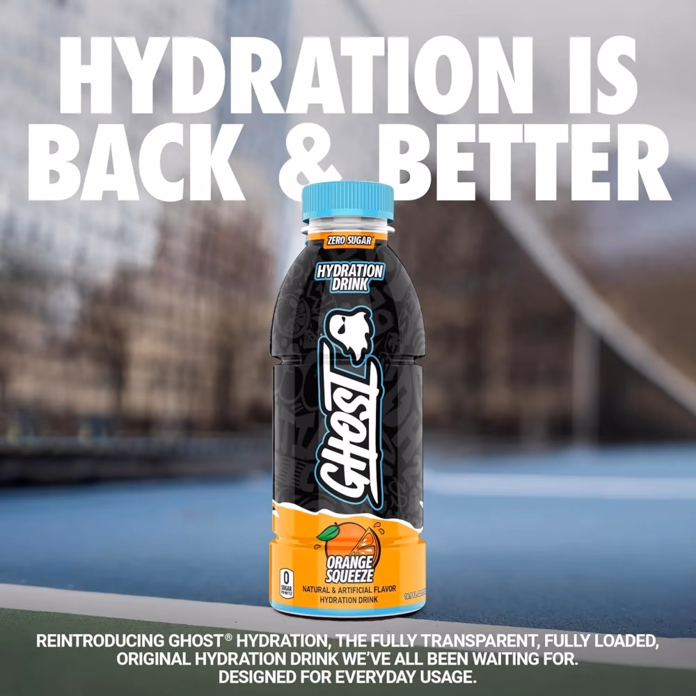 Ghost Hydration Drink Orange Squeeze 500ml 3