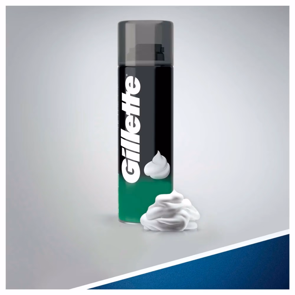 Gillette Classic Menthol Shaving Foam 200ml 4