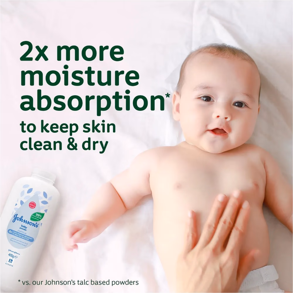 JOHNSON'S BABY POWDER 400GM 5