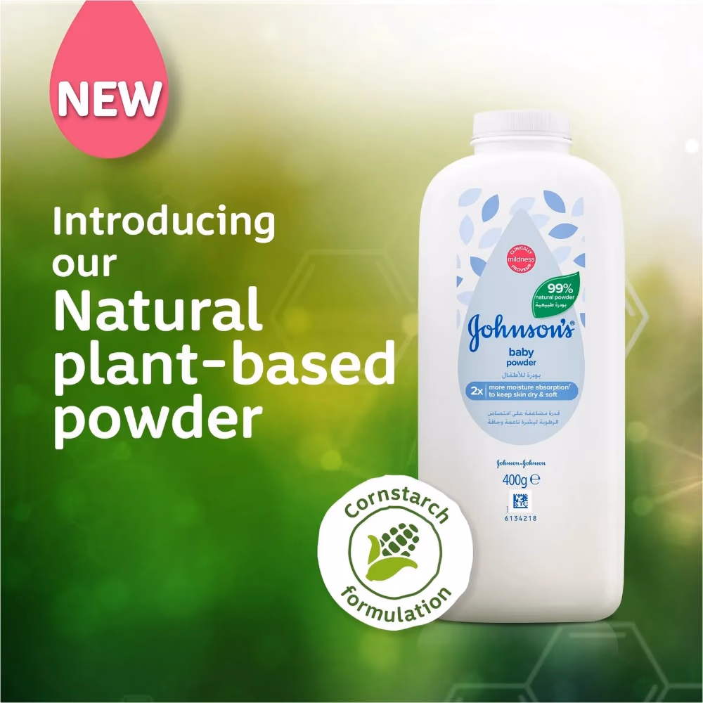 JOHNSON'S BABY POWDER 400GM 3