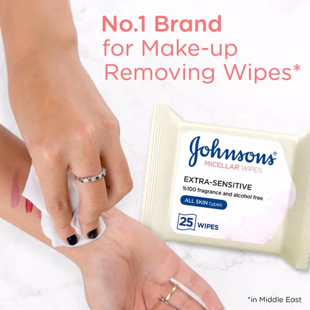 Johnson's Face Care Wipes Fragrance Free 25s 4