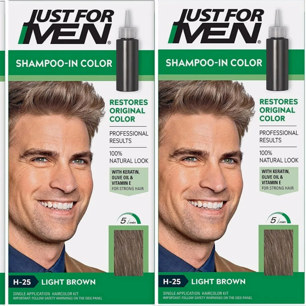 JUSTFORMEN H25 Hair Light Brown 3