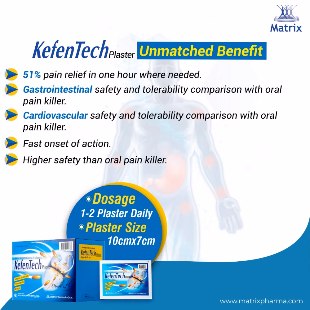 KEFENTECH 30mg Plaster 10cm*7cm 7S 3