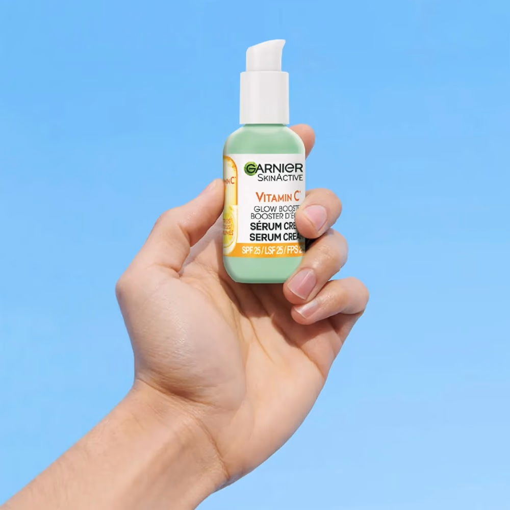 GARNIER VITC 2-In-1 Brightening Glow Boost Serum Cream 50m 2