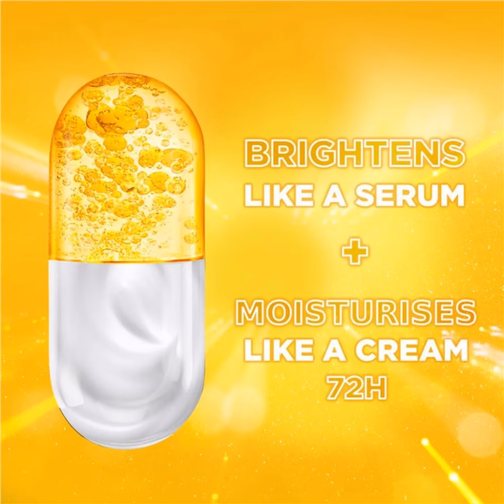 GARNIER VITC 2-In-1 Brightening Glow Boost Serum Cream 50m 3